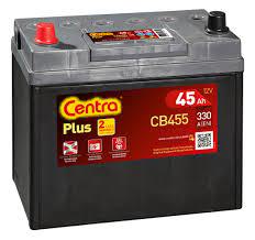 AKUMULATOR CENTRA PLUS 45AH 330A L+ CB455