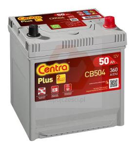 AKUMULATOR CENTRA PLUS 50AH 360A P+ CB504