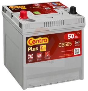 AKUMULATOR CENTRA PLUS 50AH 360A L+ JAPAN CB505