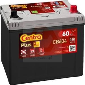 AKUMULATOR CENTRA PLUS 60AH 390A P+ CB604