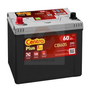 AKUMULATOR CENTRA PLUS 60AH 390A L+ JAPAN CB605