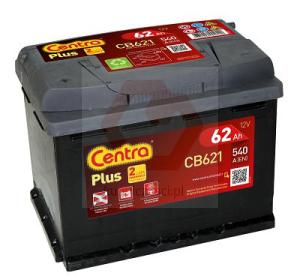 AKUMULATOR CENTRA PLUS 62AH 540A L+ CB621
