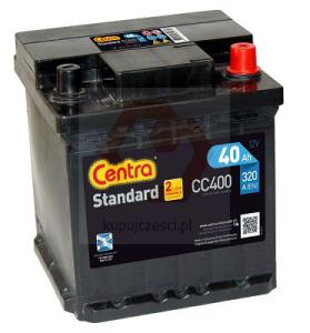 AKUMULATOR CENTRA STANDARD 40AH 320A P+ CC400