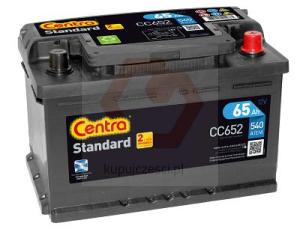 AKUMULATOR CENTRA STANDARD 65AH 540A P+ CC652
