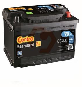 AKUMULATOR CENTRA STANDARD 70AH 640A P+ CC770