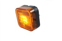 LAMPA OBRYSOWA LED 12/24V KWADRAT ŻÓŁTA MAN