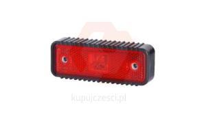 LAMPA OBRYSOWA LED LD539 /RYFLOWANA/ CZERWONA