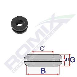 PRZELOTKA GUMOWA fi4 x 7 x 10