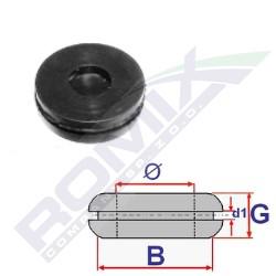PRZELOTKA GUMOWA ZAMKNIĘTA 10MM