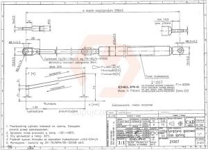 SPRĘŻYNA GAZOWA 400N 509mm