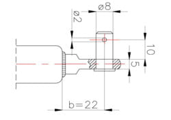 SPRĘŻYNA GAZOWA POKRYWY BAGAŻNIKA FIAT 240N 549mm