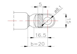 SPRĘŻYNA GAZOWA POKRYWY SKODA 220N 516mm
