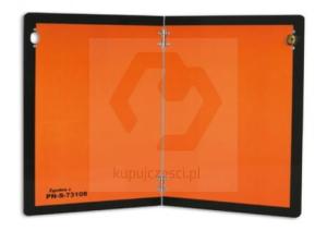 TABLICA ADR MATERIAŁY NIEBEZPIECZNE SKŁADANA