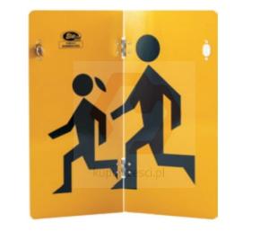 TABLICA "UWAGA DZIECI" SKŁADANA KPL 2SZT