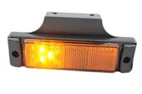 LAMPA OBRYSOWA LED LD128 POMARAŃCZ PODWIESZANA