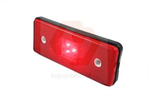 LAMPA OBRYSOWA LED LD162/4 CZERWONA / 4HOR42