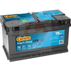 AKUMULATOR CENTRA START-STOP EFB 75AH 730A P+