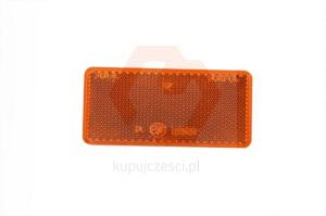 ODBLASK PROSTOKĄT 95X45MM TAŚMA 12MM ŻÓŁTY