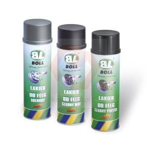 BOLL LAKIER DO FELG CZARNY POŁYSK 500ML SPRAY RALLY - AKRYLOWY