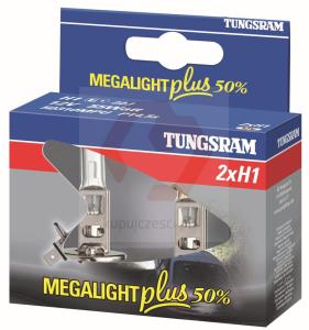 ŻARÓWKA 12V H1 +50% 12V MEGALIGHT kpl.2szt.