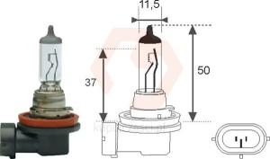 ŻARÓWKA 12V H11 55W PGJ192