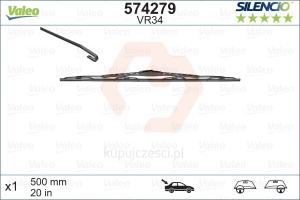 PIÓRO WYCIERACZKI VALEO 1SZT VM34 500mm SILENCIO