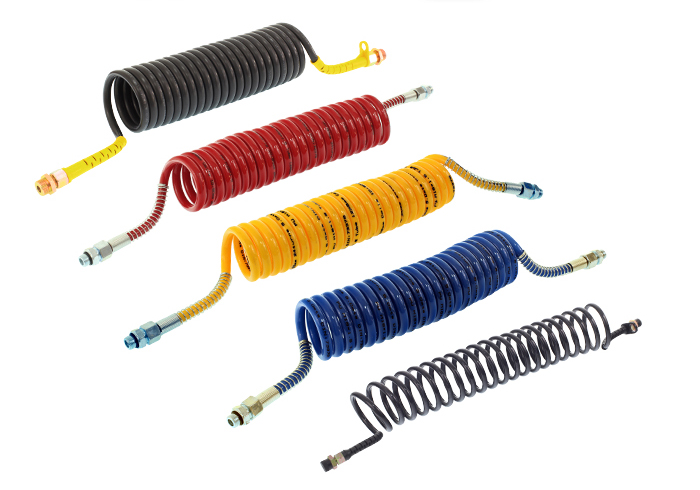 przewody spiralne powierza